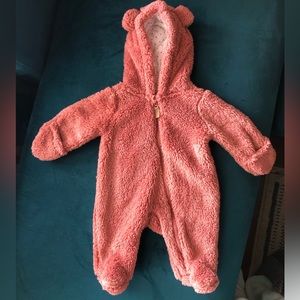 Baby Carters zip-up Sherpa pram